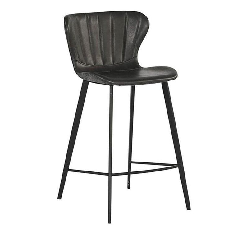 Sunpan Arabella Counter Stool - Bravo Portabella / Polo Club Kohl Grey