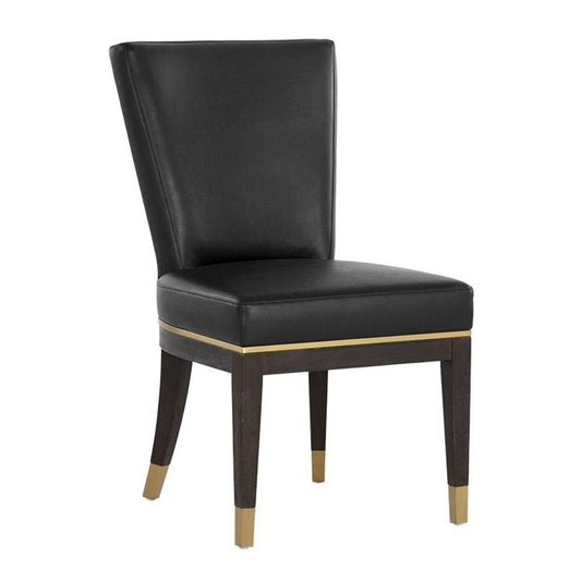 Sunpan Alister Dining Chair - Bravo Black / Abbington Black