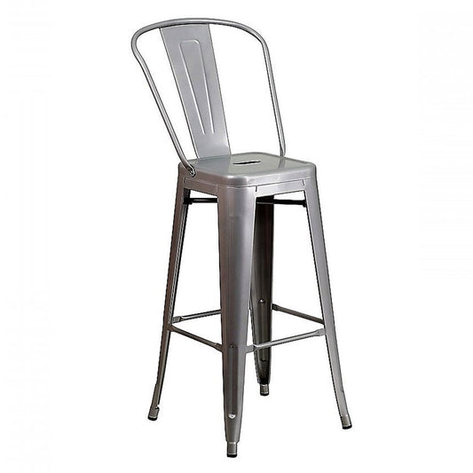 PLT Tolix Stool High Back