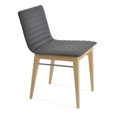 Corona Upholstered Wood Chair