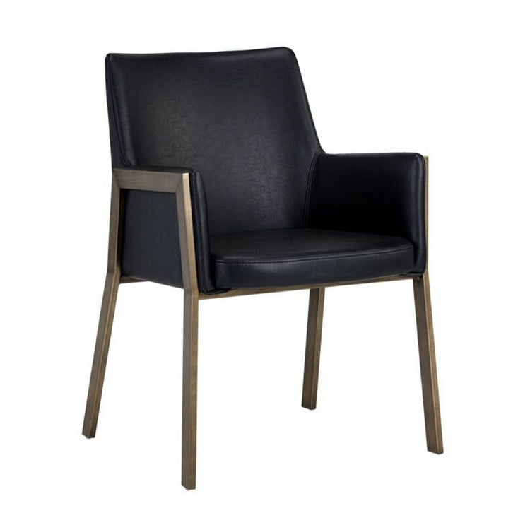 Sunpan Bernadette Arm Chair -  Bravo Black