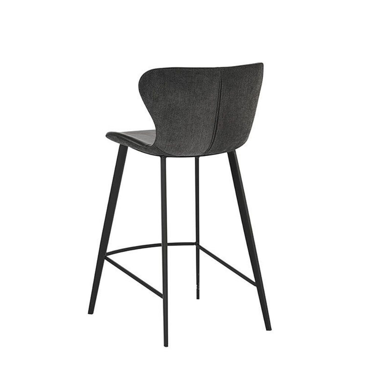 Sunpan Arabella Counter Stool - Bravo Portabella / Polo Club Kohl Grey