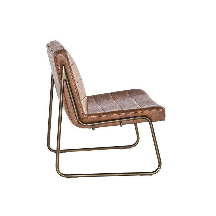 Sunpan Anton Lounge Chair - Bravo Cognac