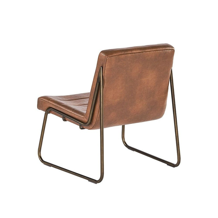 Sunpan Anton Lounge Chair - Bravo Cognac