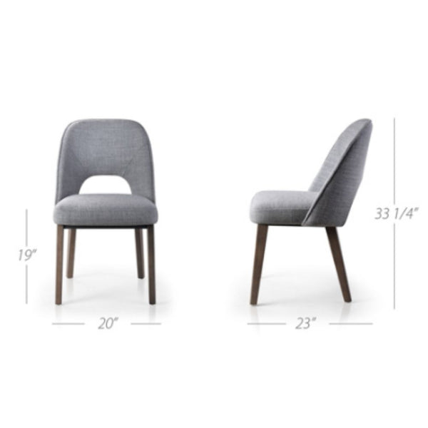 Mia Chair - Canadian Made In Your Choice Of Fabrics and Finishes