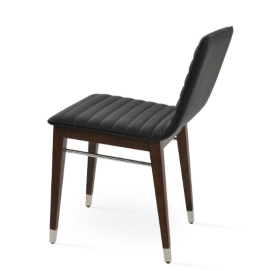 Corona Upholstered Wood Chair