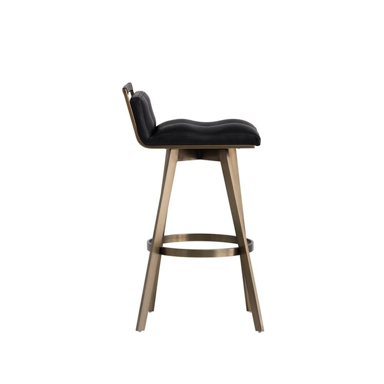 Arizona Swivel Bar Stool - Castillo Black