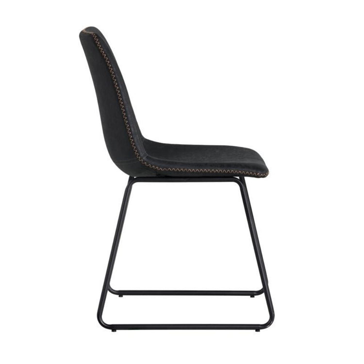 Sunpan Cal Dining Chair - Antique Black