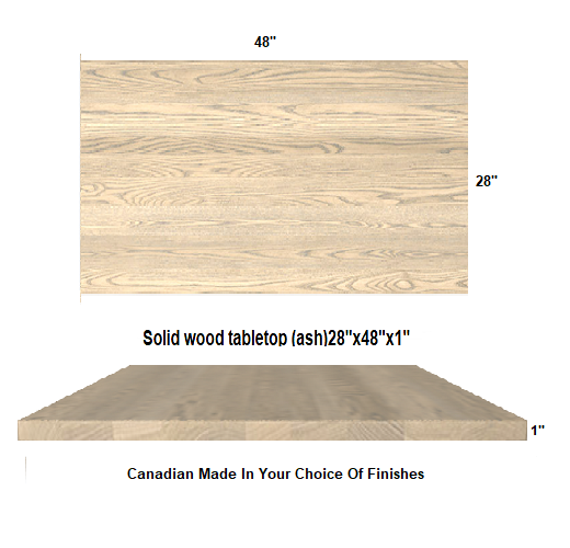 Rectangular Wood Table Top