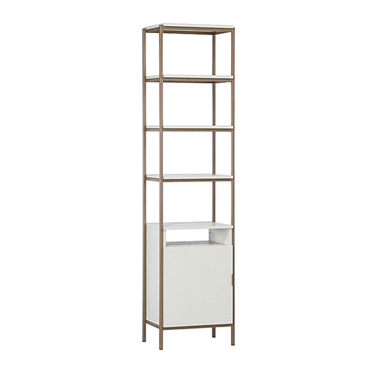 Sunpan Ambrose Small Modular Bookcase - Champagne Gold / Cream