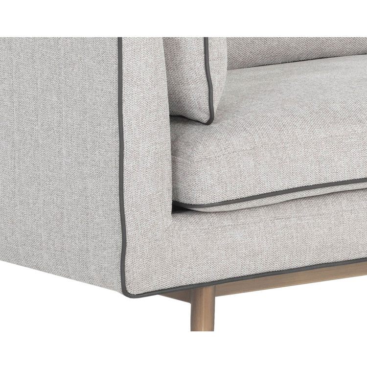 Sunpan Batavia Sofa - Belfast Heather Grey 