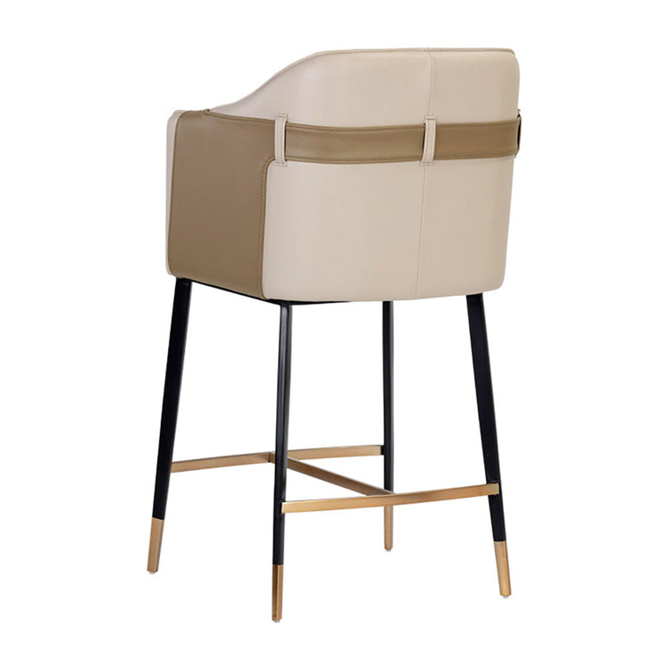 Sunpan Carter Counter Stool - Napa Beige / Napa Tan