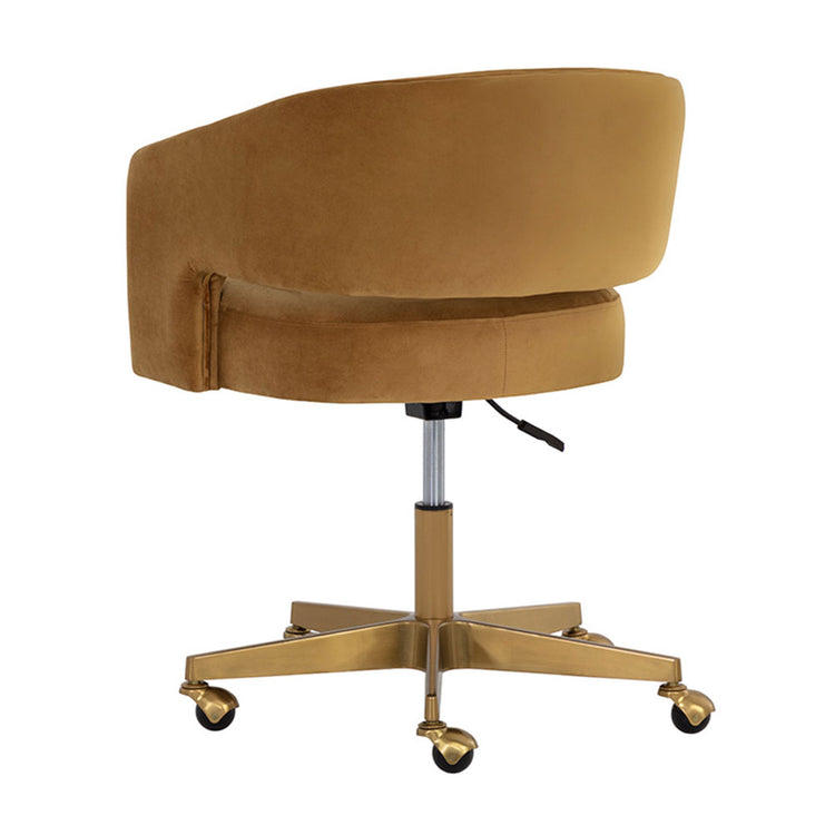 Sunpan Claren Office Chair - Gold Sky