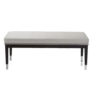 Taylor Wood Steel Bench