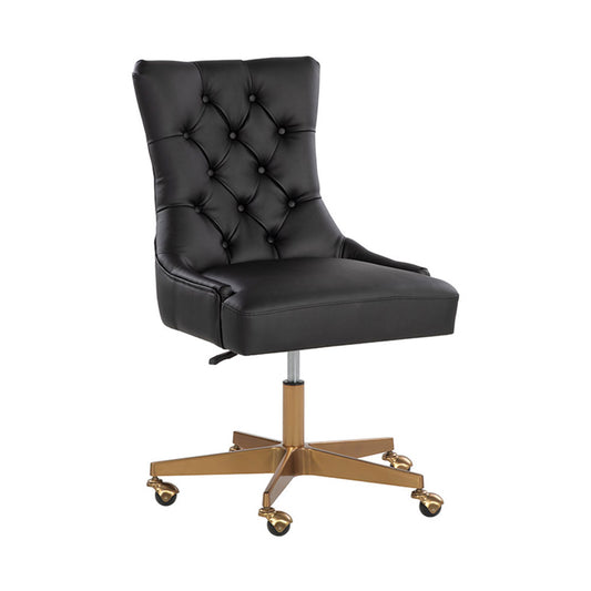 Sunpan Delilah  Office Chair - Cortina Black