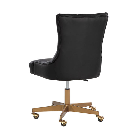 Sunpan Delilah  Office Chair - Cortina Black