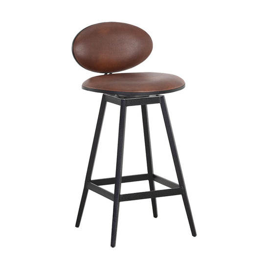 Sunpan  Ember Swivel Counter Stool - Bravo Cognac