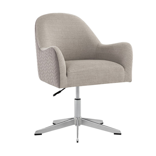 Sunpan Holland Office Chair - Zenith Taupe Grey / Taupe Sky