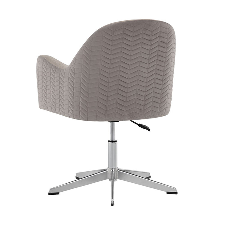 Sunpan Holland Office Chair - Zenith Taupe Grey / Taupe Sky