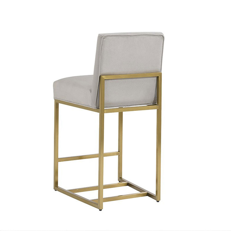 Sunpan Joyce Counter Stool - Brushed Gold - Casablanca Stratus