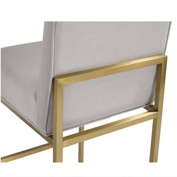 Sunpan Joyce Counter Stool - Brushed Gold - Casablanca Stratus