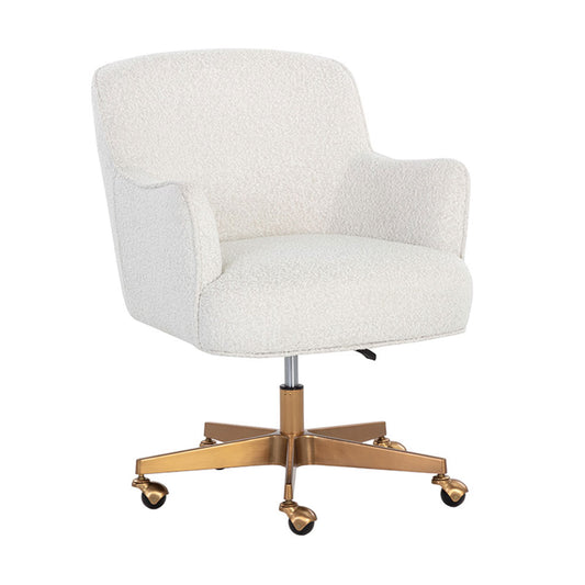 Sunpan Karina Office Chair - Copenhagen White