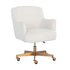 Sunpan Karina Office Chair - Copenhagen White