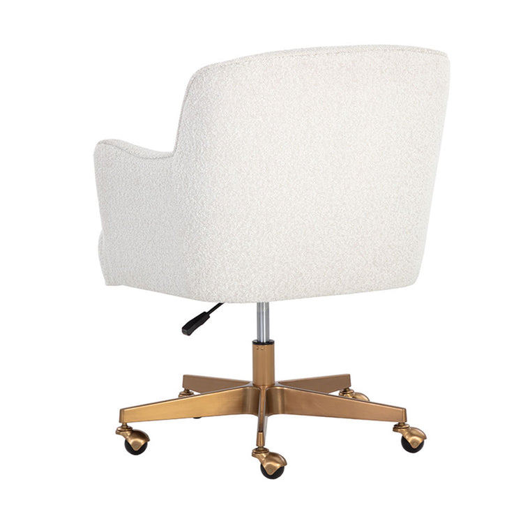 Sunpan Karina Office Chair - Copenhagen White