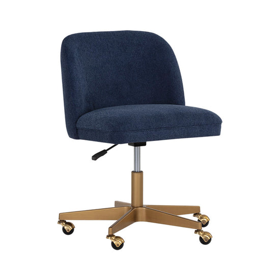 Sunpan Kenna Office Chair - Belfast Navy