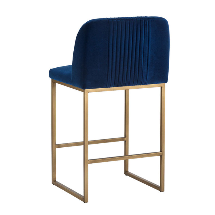 Sunpan Nevin Counter Stool -Sapphire Blue