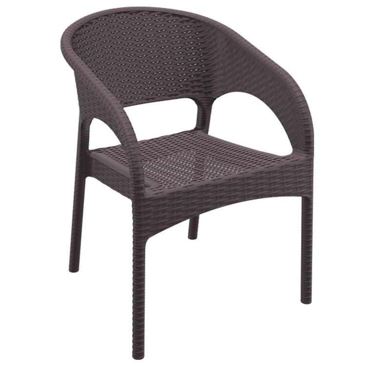 JDC PANAMA stackable patio arm chair