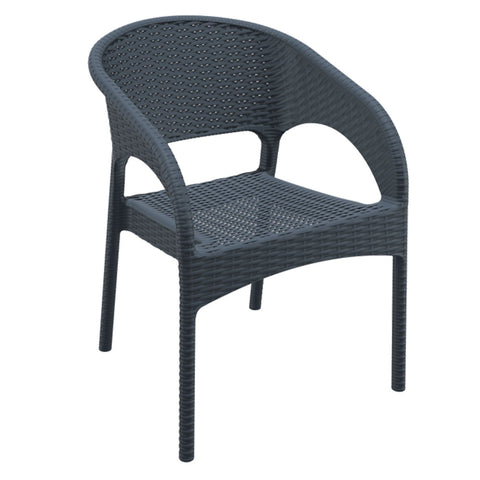 JDC PANAMA stackable patio arm chair