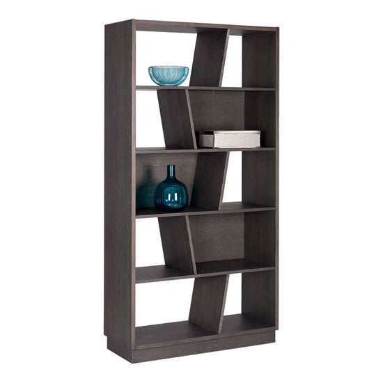 Sunpan Jude Bookcase - Charcoal Grey