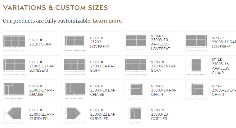  23100 Sectional Sofa